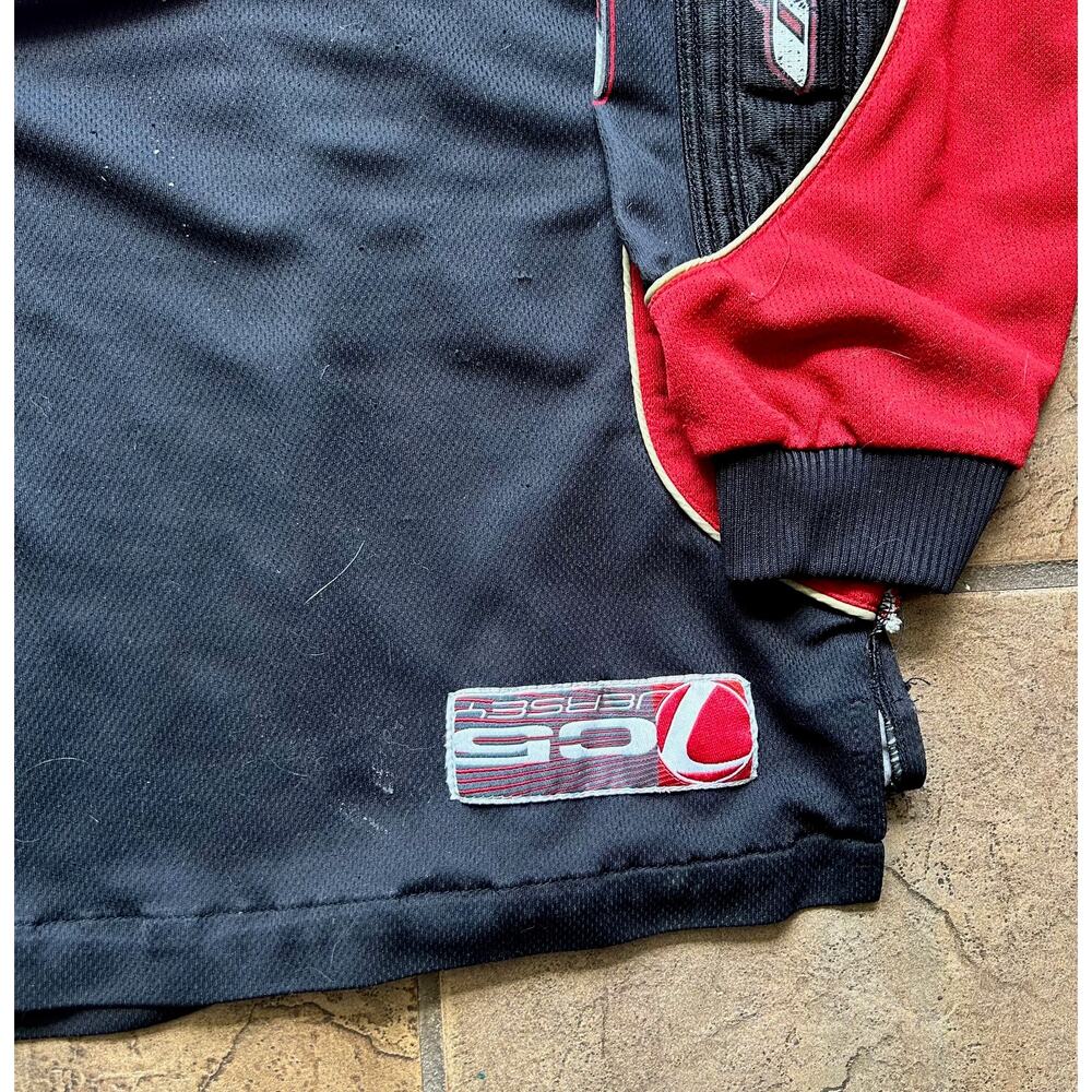 Dye Paintball Jersey XL Red Black Padded Motocross Style Performance Top - Picture 3 of 4